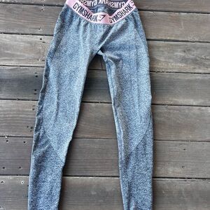 Gymshark women’s  Leggings with Pink and Gray